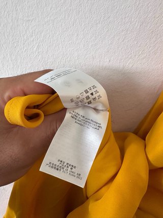 Vestido amarillo Carolina Herrera