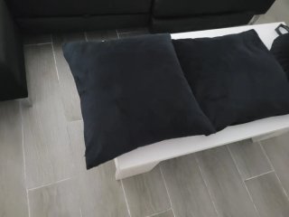 Lote de 3 cojines negros de terciopelo