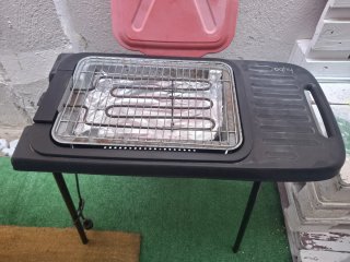 Barbacoa Eléctrica Negra y Roja