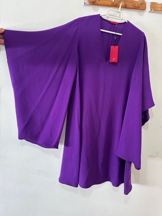 Vestido Morado Carolina Herrera Talla Única