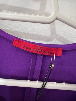 Vestido Morado Carolina Herrera Talla Única