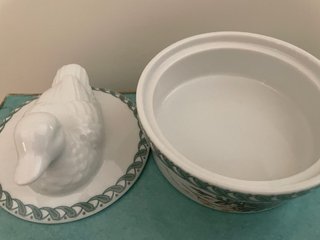 Coppetta Tognana con coperchio papera