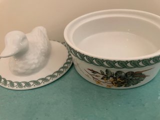 Coppetta Tognana con coperchio papera