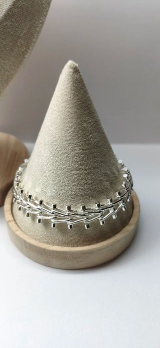Conjunto Collar y Pulsera Plata