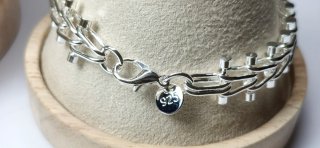 Conjunto Collar y Pulsera Plata