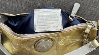 Bolso Coach Vintage Piel verde oliva