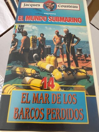 Cintas VHS Jacques Cousteau (4 uds)
