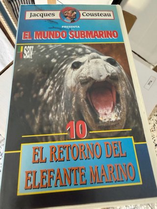 Cintas VHS Jacques Cousteau (4 uds)