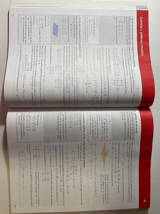 Libro de Matemáticas II, 2º de Bachillerato