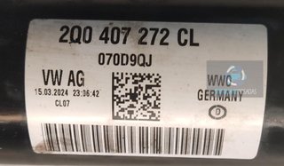 TRANSMISION DELANTERA DERECHA Seat Arona (KJP)(10.2025->)