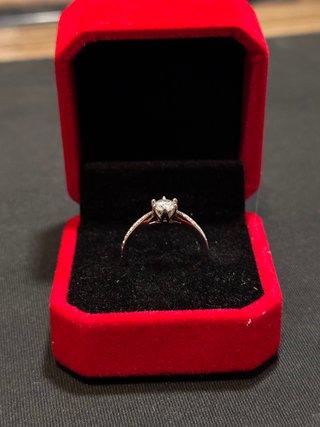 Anillo Plata con Diamante