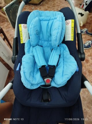 Silla de paseo para bebé azul