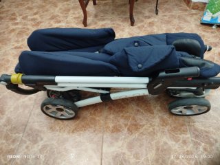 Silla de paseo para bebé azul