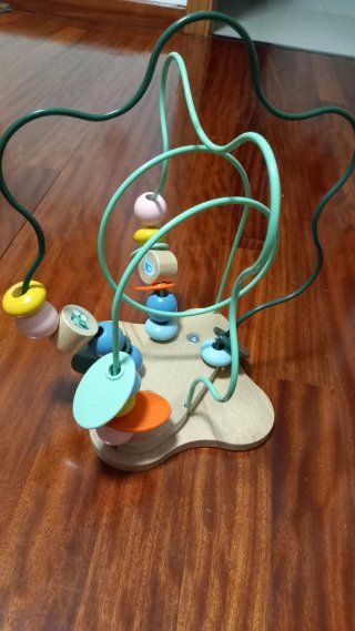 Lote juguetes de madera para bebé
