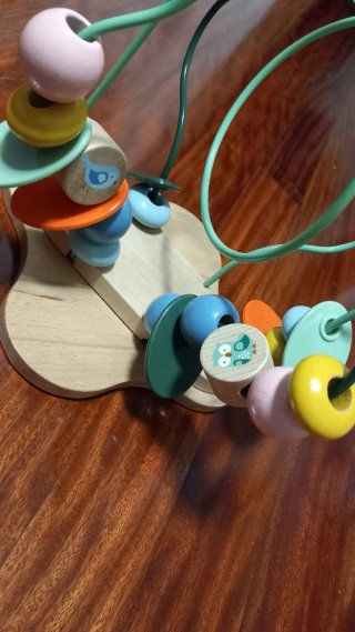 Lote juguetes de madera para bebé