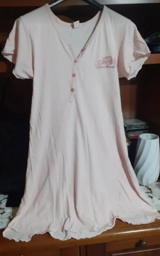 Camicia da notte estiva donna rosa