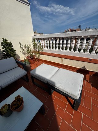 Conjunto Muebles Jardín Gris