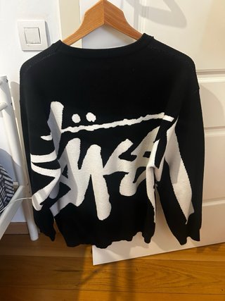 Jersey Stussy Negro y Blanco