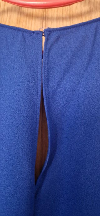 Mono corto Zara, azul eléctrico, Talla M.