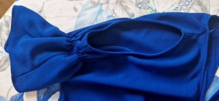 Mono corto Zara, azul eléctrico, Talla M.