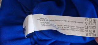 Mono corto Zara, azul eléctrico, Talla M.