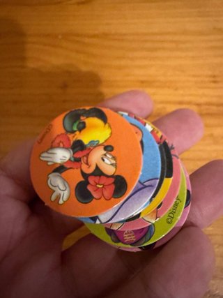 Minnie Caps Disney vintage – colección 7 tazos