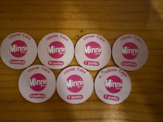Minnie Caps Disney vintage – colección 7 tazos