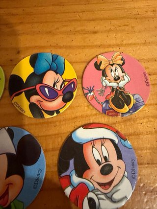 Minnie Caps Disney vintage – colección 7 tazos