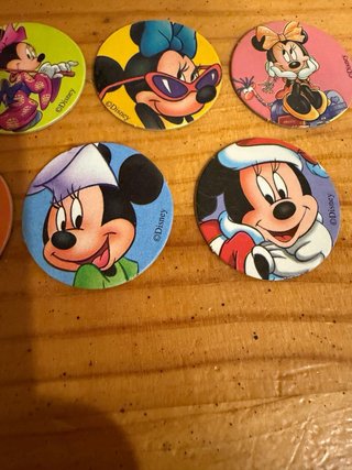 Minnie Caps Disney vintage – colección 7 tazos