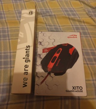 Ratón Gaming Speedlink Negro/Rojo y Alfombrilla