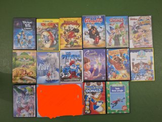 Lote 15 DVD Infantiles Varios Títulos