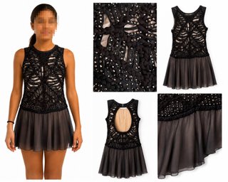 Maillot patinaje artístico talla 12