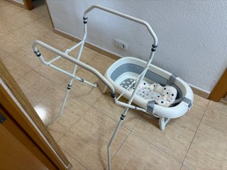 Bañera Plegable Compacta con Soporte Toral