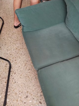 Sofá modular verde