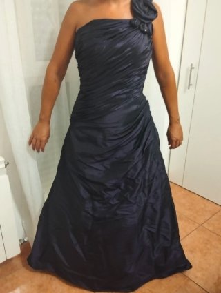 Vestido fiesta morado talla S