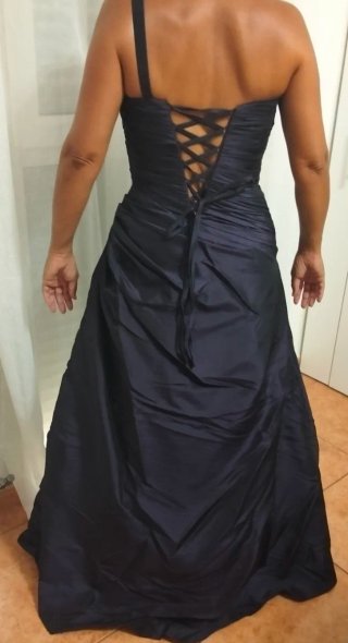 Vestido fiesta morado talla S