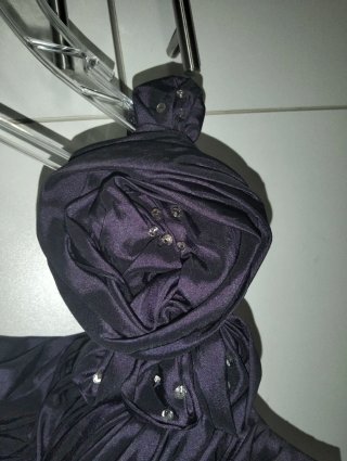 Vestido fiesta morado talla S