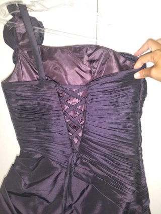 Vestido fiesta morado talla S