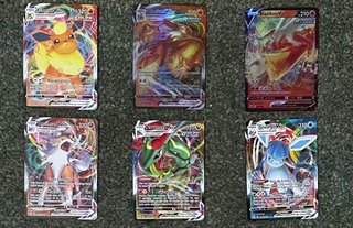 Lote 18 cartas Pokemon VMAX V Pikachu Zekrom Reshi