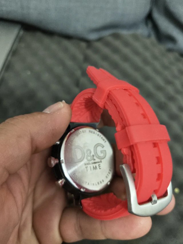 Reloj Dolce & Gabbana Negro/Rojo