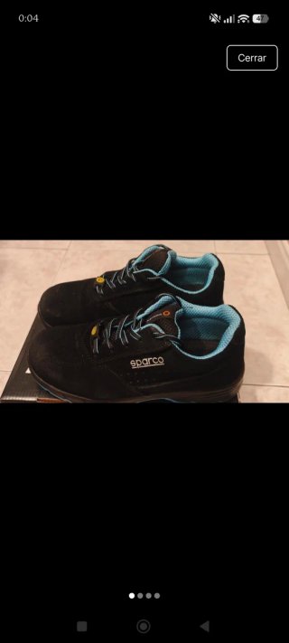 Zapatos de seguridad Sparco negros