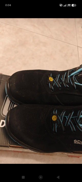 Zapatos de seguridad Sparco negros