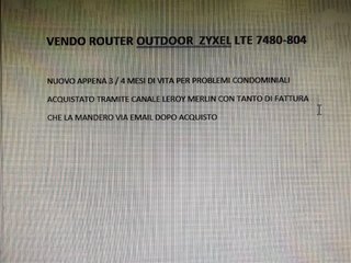 Router Zyxel LTE 7480-804 - 3 mesi, fattura inclus