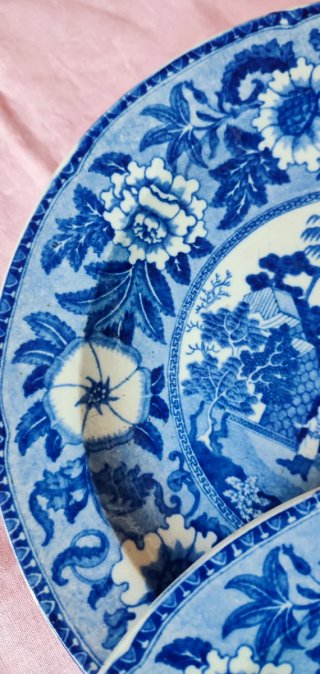 2 piatti Staffordshire 1825