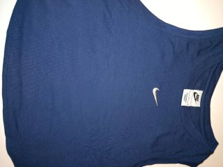 Camiseta sin mangas azul Nike Talla L