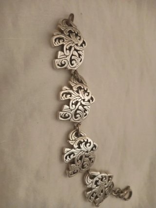 Pulsera Tous XL Garden Plata