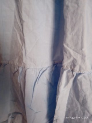 Túnica azul de algodón talla única