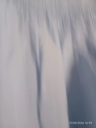 Túnica azul de algodón talla única