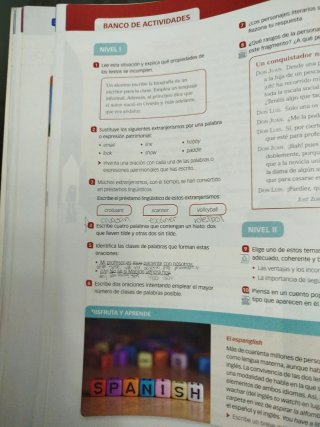 Lengua y literatura, 2 ESO