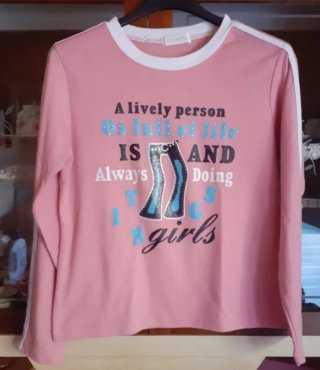 T-shirt donna manica lunga